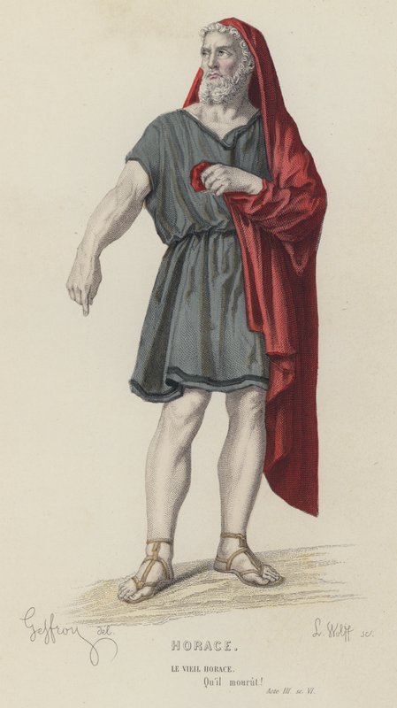 Corneille, Horace, Acto III, Escena VI de French School