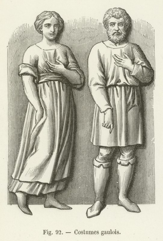 Trajes galos de French School
