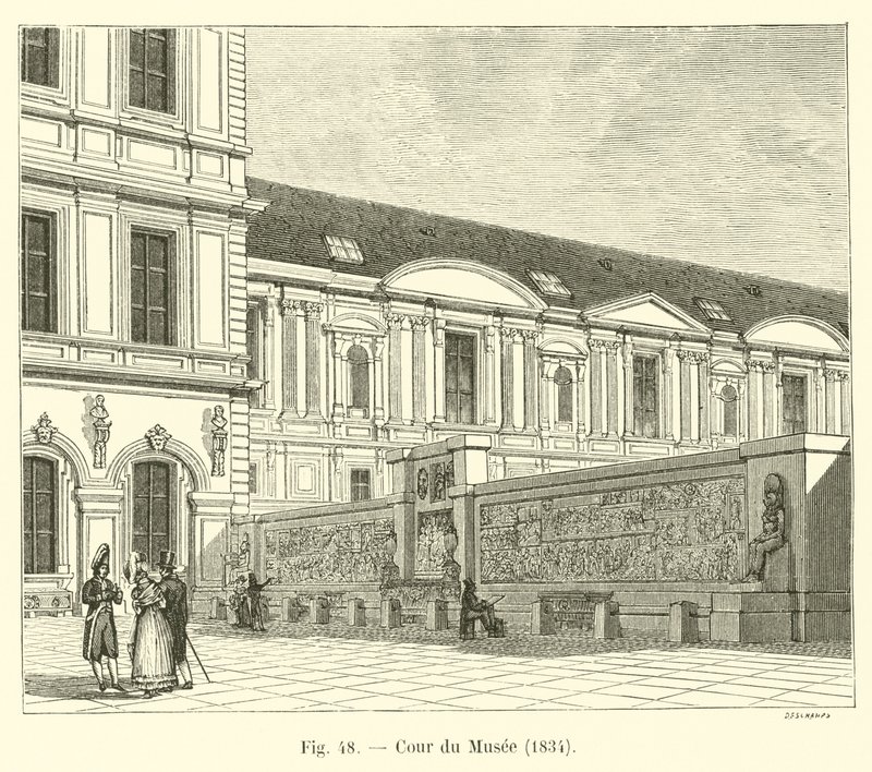 Patio del Museo, 1834 de French School
