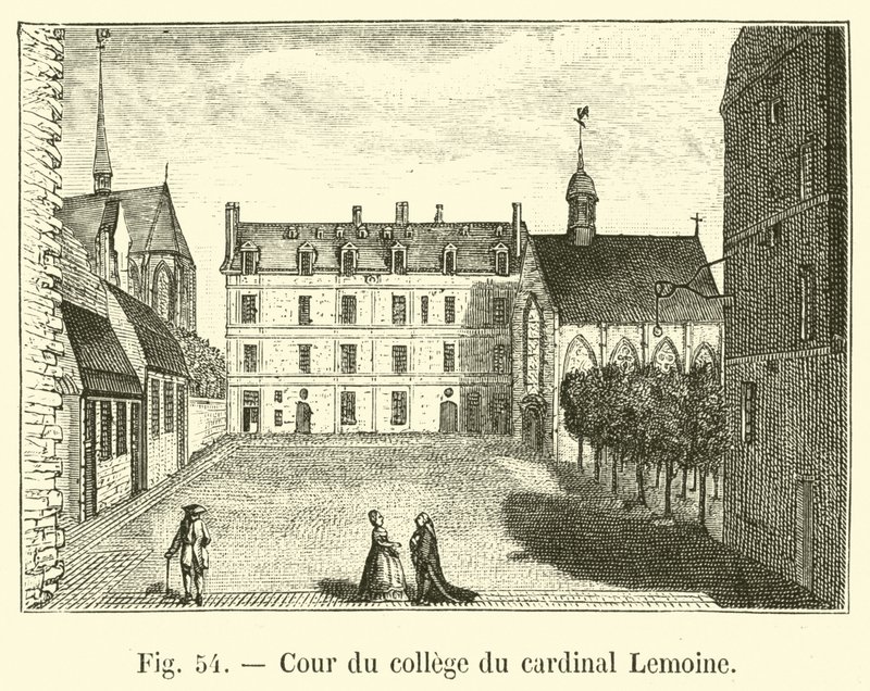 Patio del colegio del cardenal Lemoine de French School