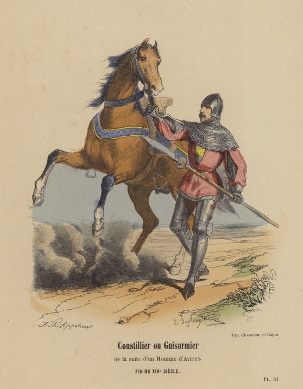 Coustillier o Guisarmier de la suite d
