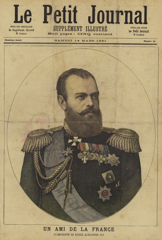 Portada de Le Petit Journal, 14 de marzo de 1891 de French School