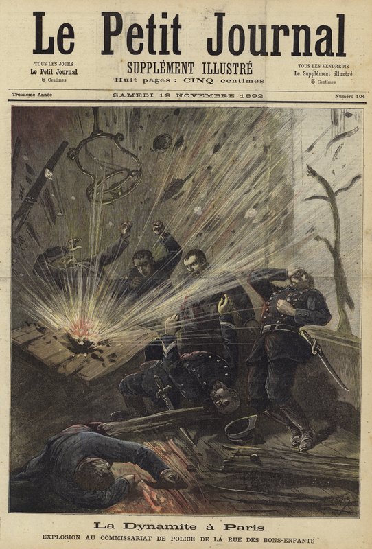 Portada de Le Petit Journal, 19 de noviembre de 1892 de French School