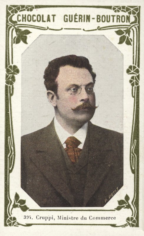 Cruppi, Ministro de Comercio de French School