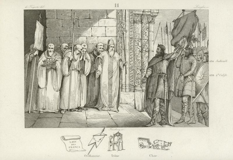Dagoberto I, Rey de los Francos de French School