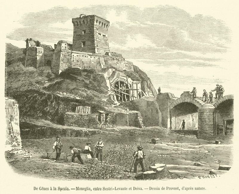 De Génova a La Spezia, Moneglia, entre Sestri-Levante y Deiva de French School