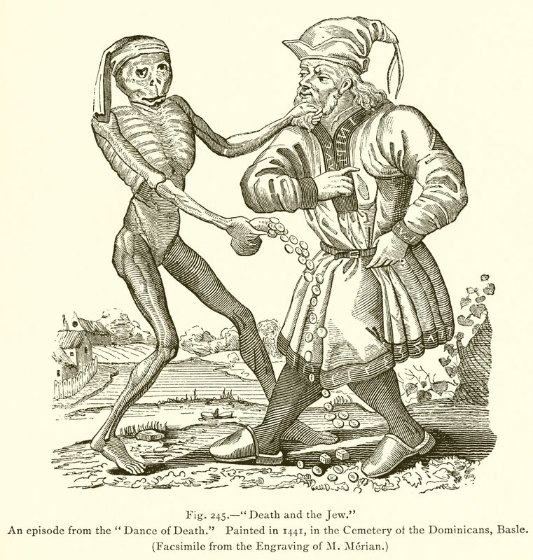 La muerte y el judío de French School