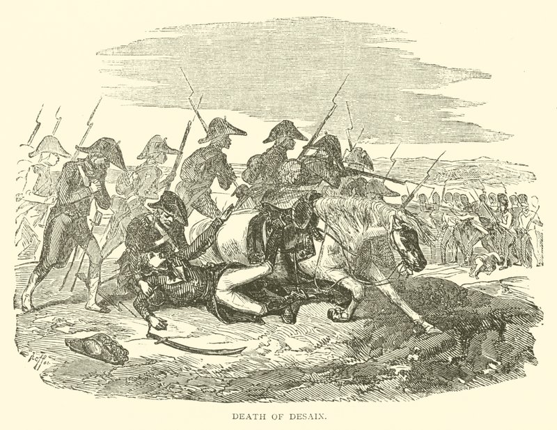 Muerte de Desaix de French School