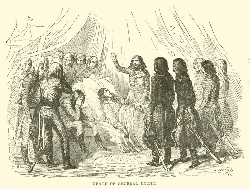 Muerte del general Hoche (grabado) de French School