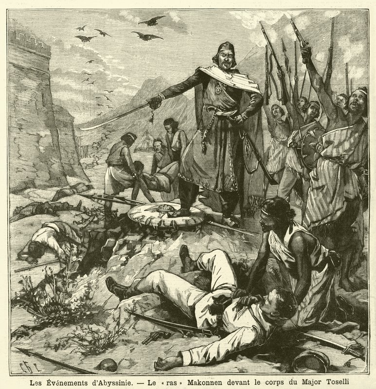 Derrota de los italianos en la Batalla de Amba Alagi, Primera Guerra Italo-Etíope de French School