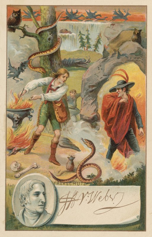 Der Freischütz, ópera de Carl Maria von Weber de French School