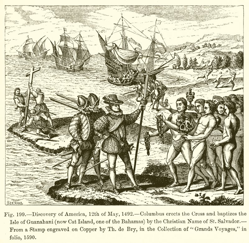 Descubrimiento de América, 12 de mayo de 1492 de French School