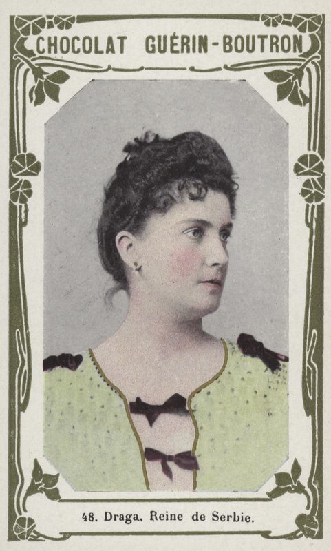 Draga, Reina de Serbia de French School