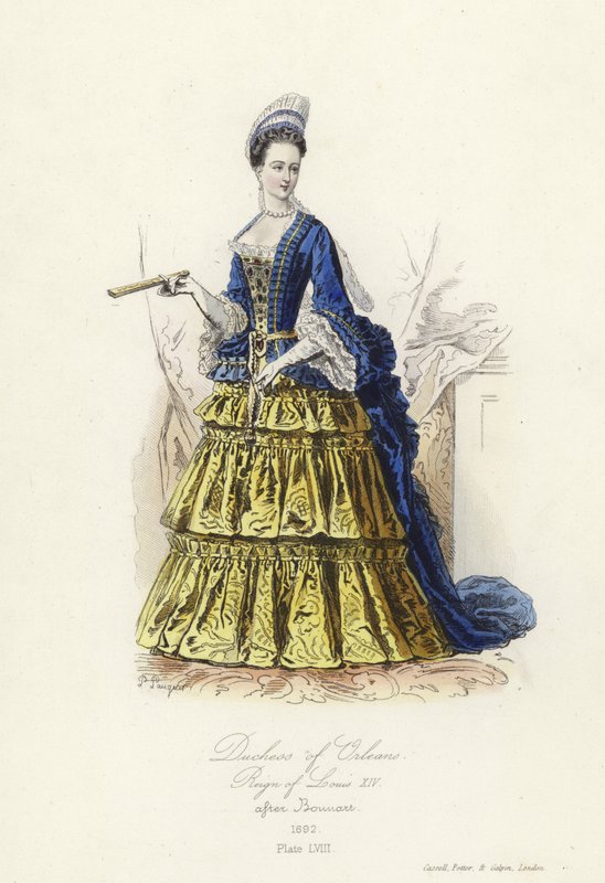 Duquesa de Orleans, reinado de Luis XIV de Francia de French School