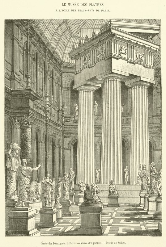 Escuela de bellas artes, en París, Museo de los yesos de French School