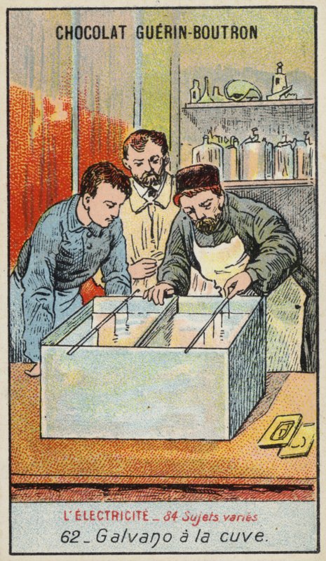 Tanque de electrotipia de French School