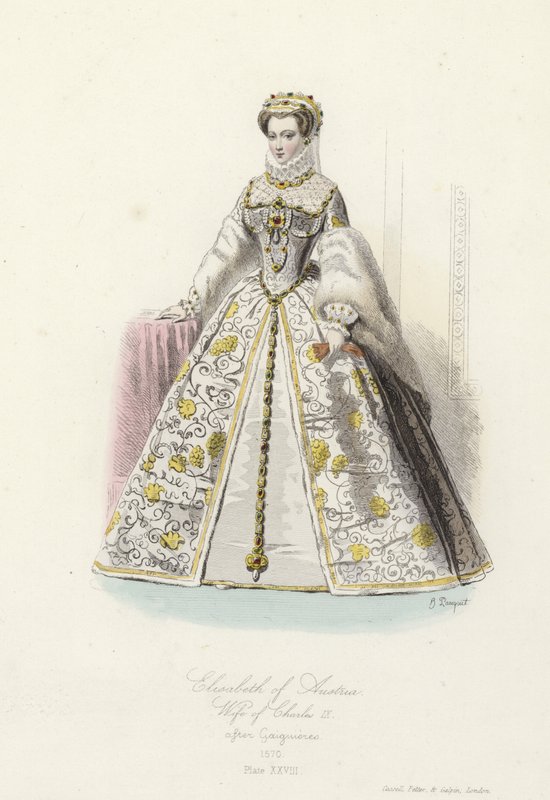 Isabel de Austria, esposa de Carlos IX de Francia de French School