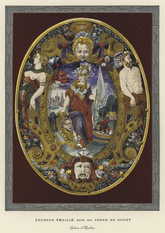 Escudo esmaltado de French School