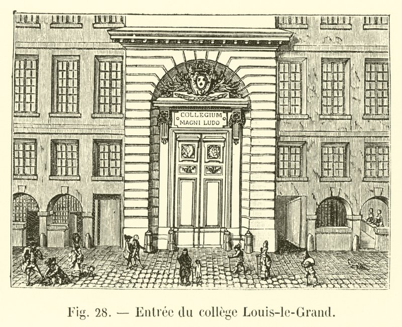 Entrada del colegio Louis-le-Grand de French School