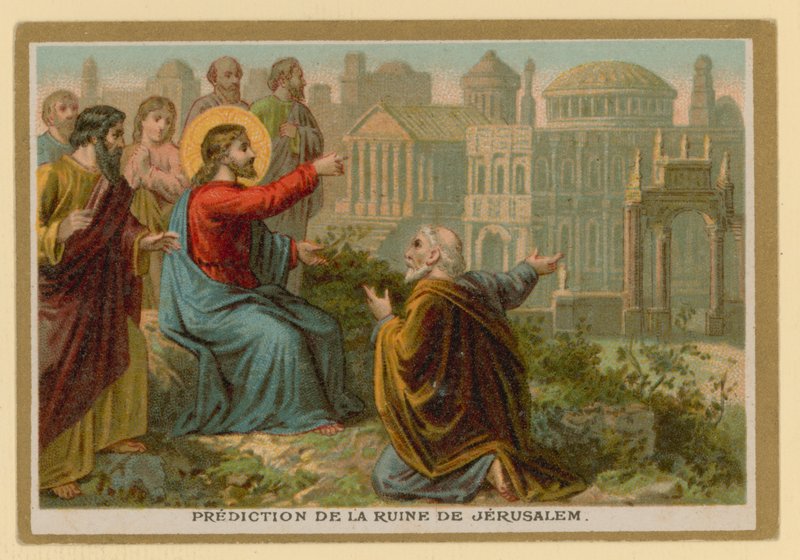 Episodio de la vida de Jesucristo (cromolito) de French School