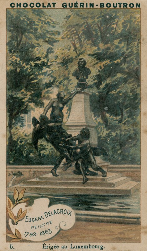 Eugene Delacroix, Pintor, 1799-1863, Erigida en Luxemburgo de French School