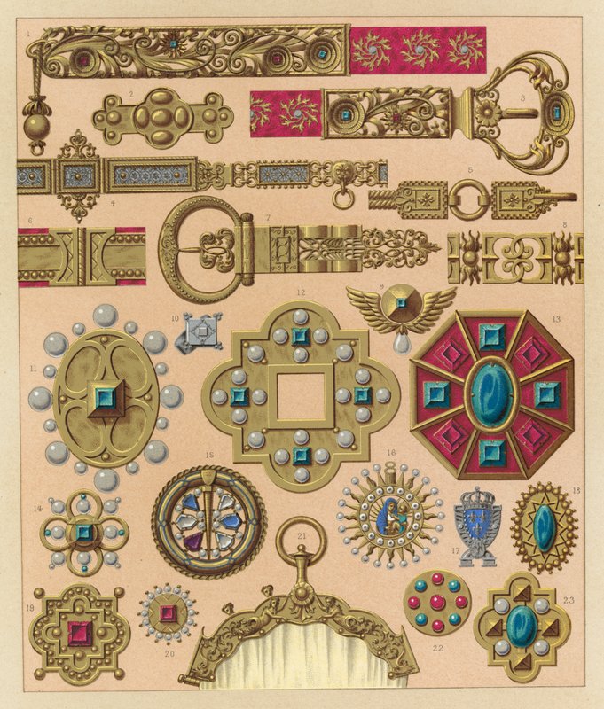 Traje de Europa, siglos XIV-XV de French School