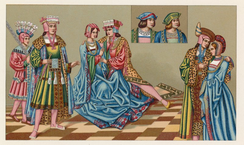 Traje de Europa XV-XVI de French School