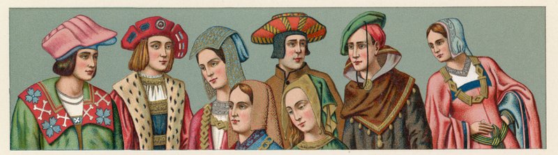 Traje de Europa XV-XVI de French School