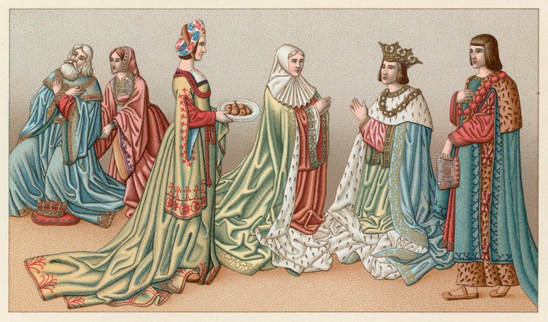 Traje de Europa XV-XVI de French School
