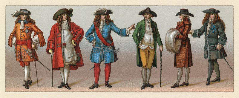 Traje de Europa de los siglos XVII-XVIII de French School