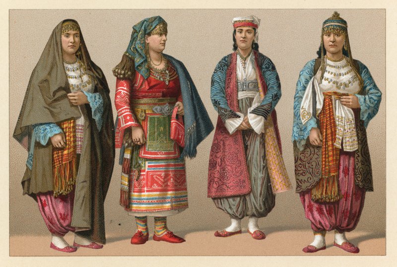 Traje de pavo europeo de French School
