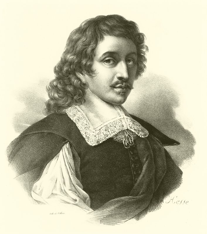 Eustache Le Sueur o Lesueur, retrato de French School