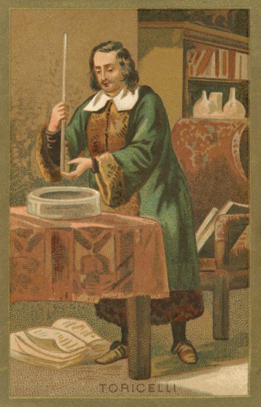 Evangelista Torricelli, físico y matemático italiano de French School
