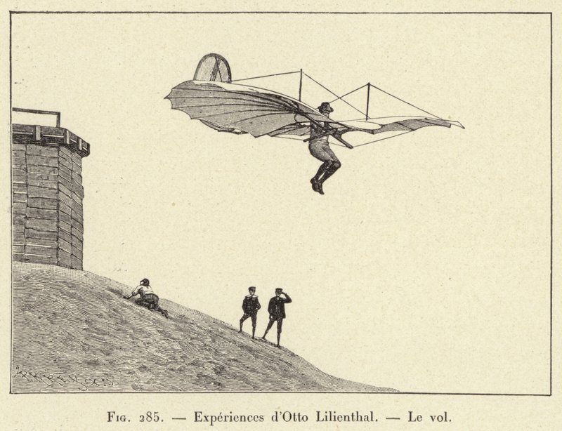Experiencias de Otto Lilienthal, El vuelo de French School