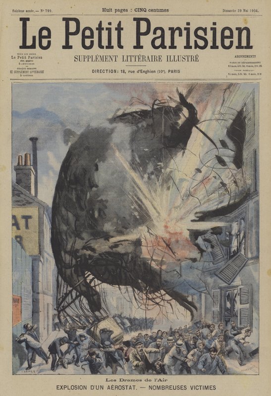 Explosión de un globo de French School