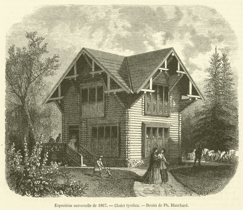 Exposición universal de 1867, Chalet tirolés de French School
