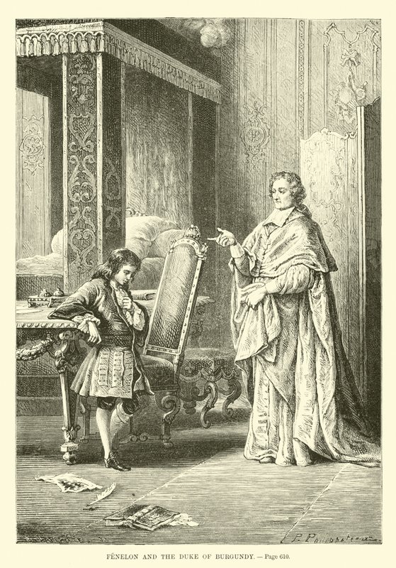 Fénelon y el Duque de Borgoña de French School