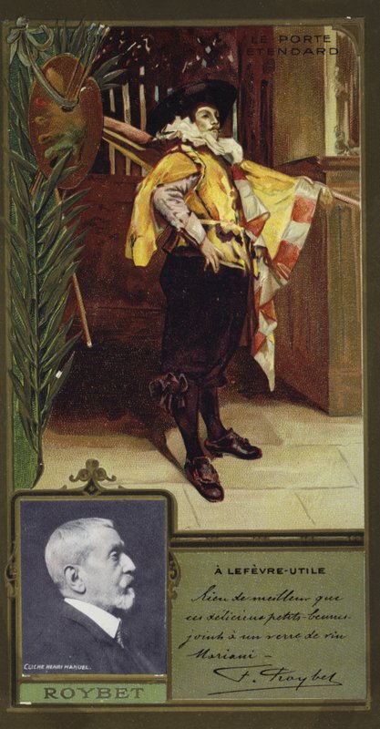 Ferdinand Roybet, pintor francés (cromolito) de French School