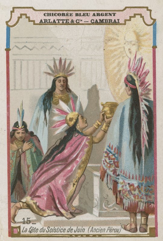 Festival del solsticio de verano, antiguo Perú de French School