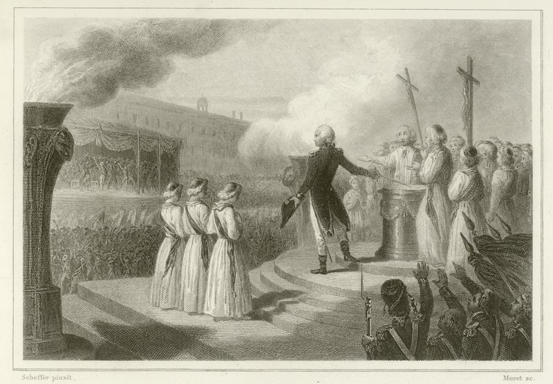 Fiesta de la Federación, 14 de julio de 1790 de French School