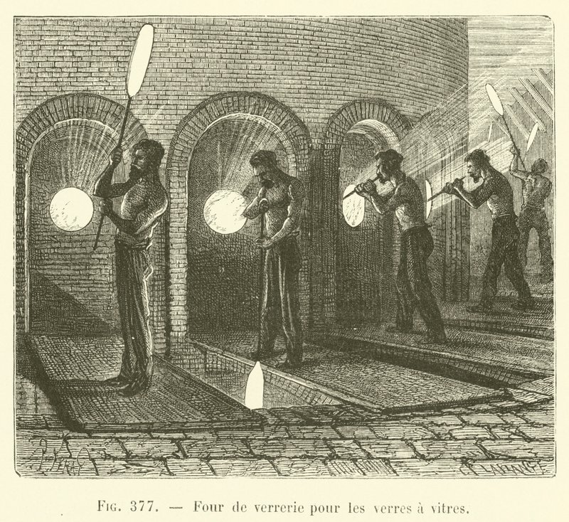 Horno de vidrio para vidrios de ventanas de French School