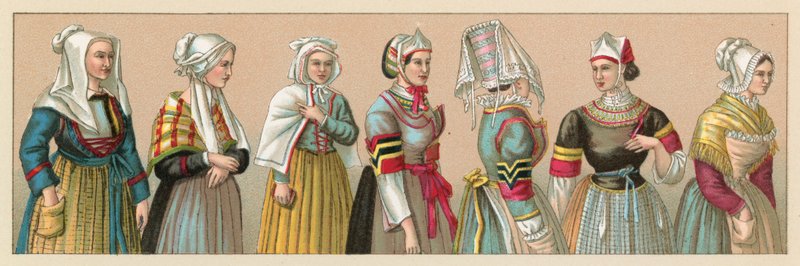 Traje de Francia de French School