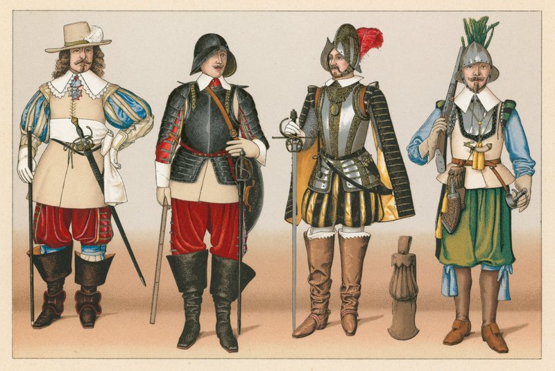 Traje de Francia XVI-XVII de French School