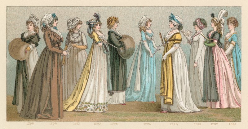 Traje del siglo XVIII en Francia de French School
