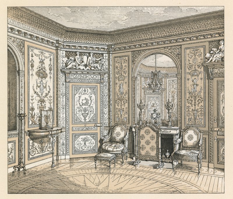 Traje del siglo XVIII de Francia de French School