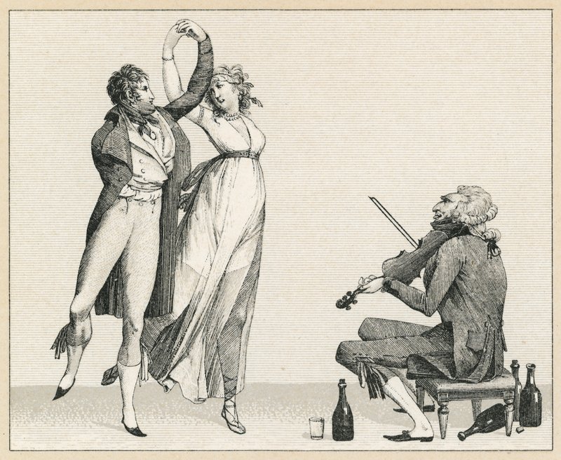 Traje de Francia del Siglo XVIII de French School