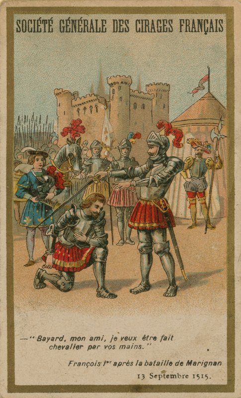 Francisco I después de la Batalla de Marignano de French School