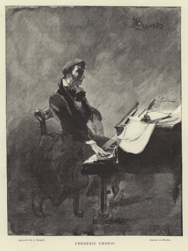 Frédéric Chopin, pianista y compositor polaco de French School