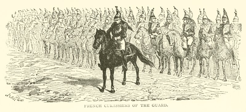 Coraceros franceses de la guardia (grabado) de French School