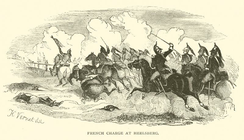 Carga francesa en Heilsberg de French School
